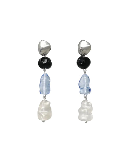 Blue Pearl Earrings