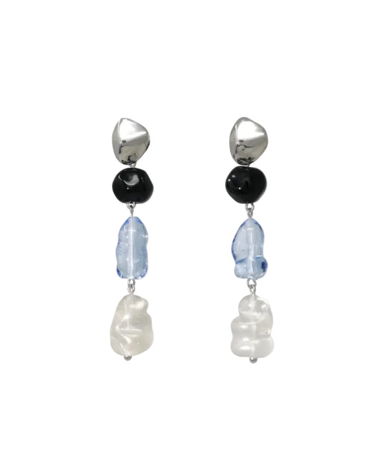 Blue Pearl Earrings