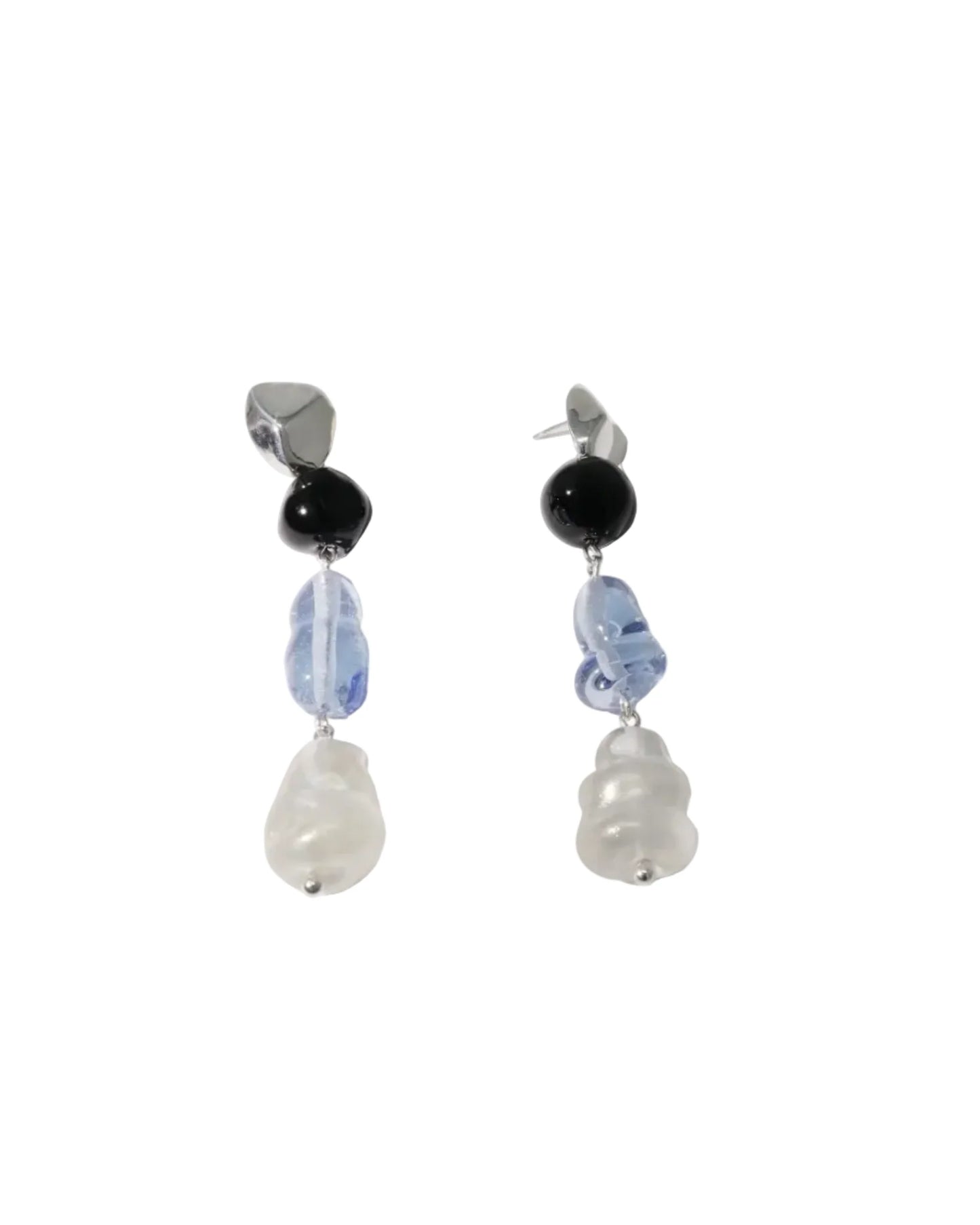 Blue Pearl Earrings