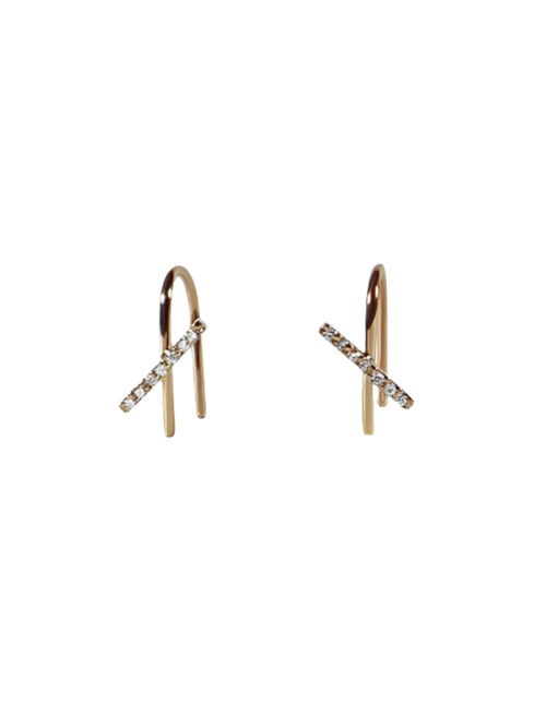 Horizon Mini Thread Earrings