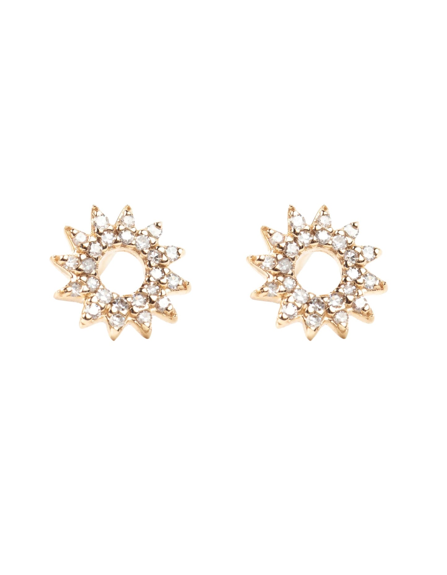 Diamond Starburst Earrings