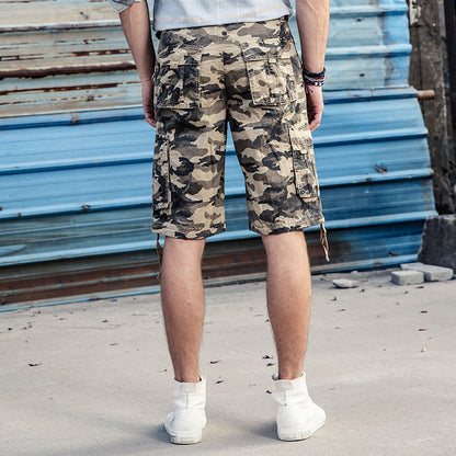 Men's Cotton Camouflage Cargo Shorts – Outdoor Tactical Shorts
