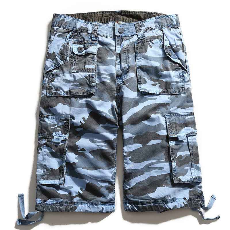 Men's Cotton Camouflage Cargo Shorts – Outdoor Tactical Shorts