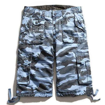 Men's Cotton Camouflage Cargo Shorts – Outdoor Tactical Shorts