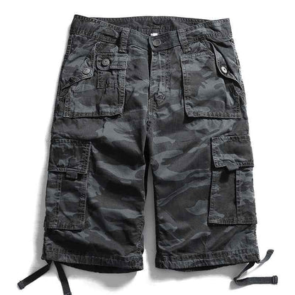 Men's Cotton Camouflage Cargo Shorts – Outdoor Tactical Shorts
