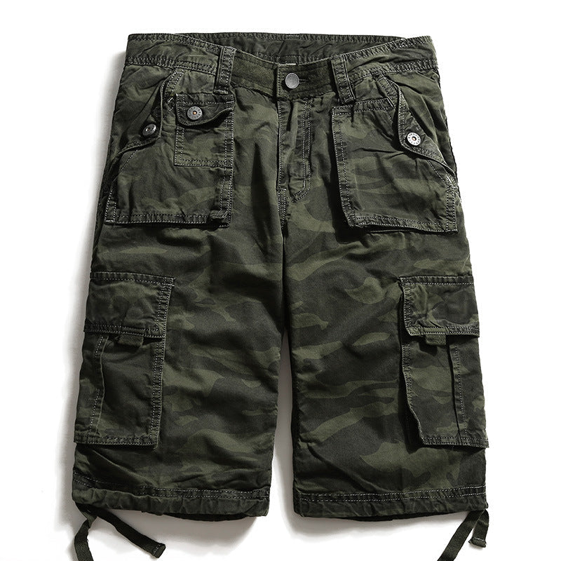 Men's Cotton Camouflage Cargo Shorts – Outdoor Tactical Shorts