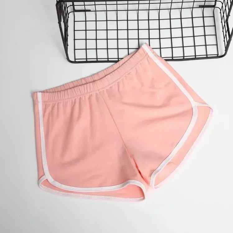 Women's High-Waist Drawstring Lounge Shorts – 5-Pack