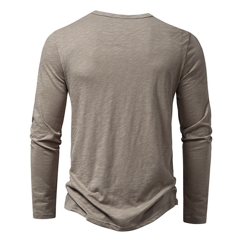 Men's Long-Sleeve Pullover Top – Casual Everyday Top