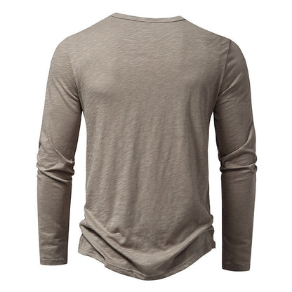 Men's Long-Sleeve Pullover Top – Casual Everyday Top