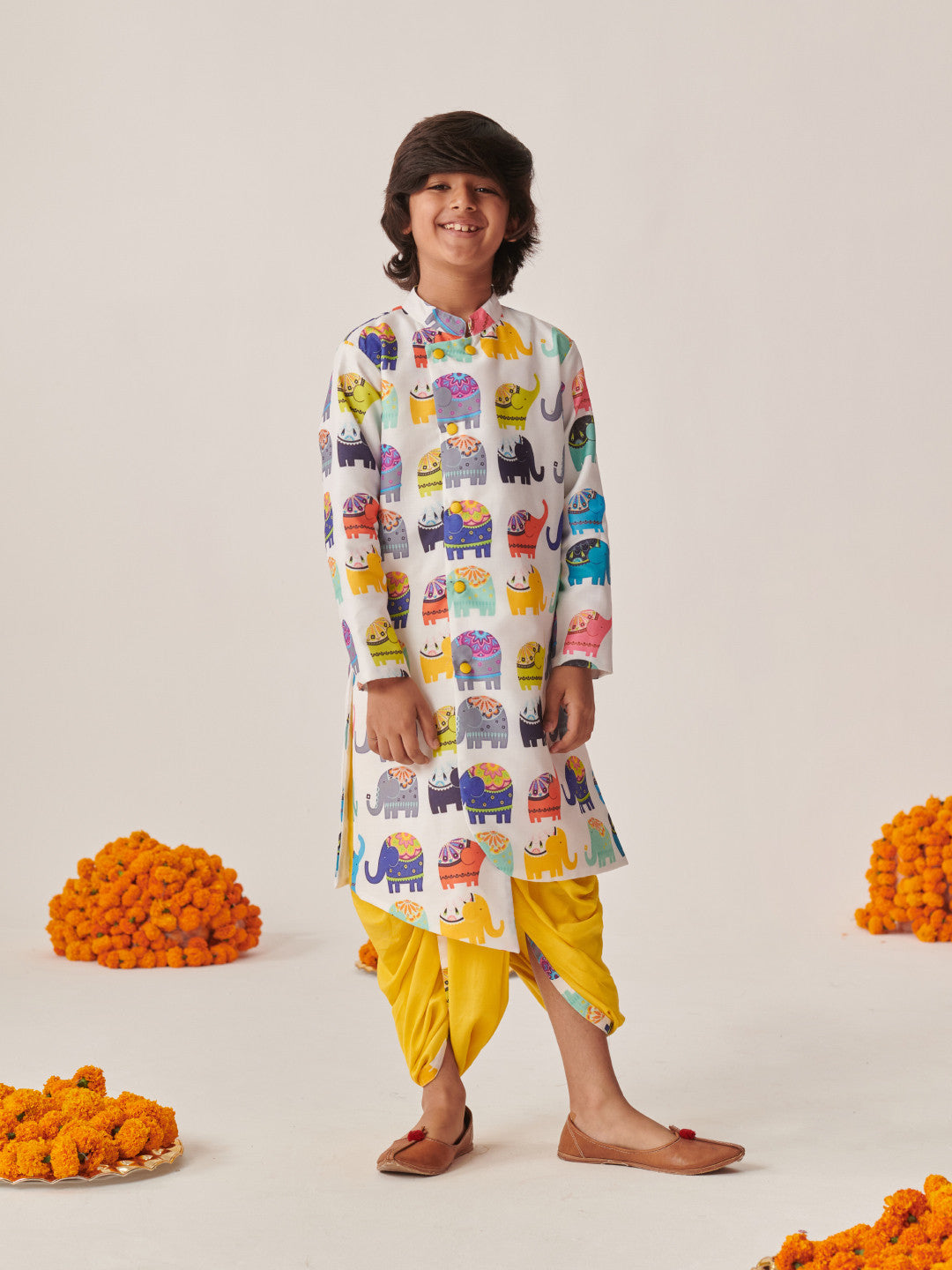 Boys Festive & Party Dhoti & Kurta Set