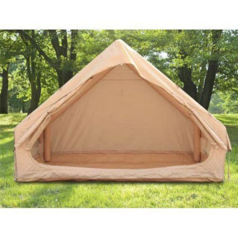 4–6 Person Inflatable Luxury Camping Tent – 4-Season 410D Oxford with 12 Mesh Windows & Pump