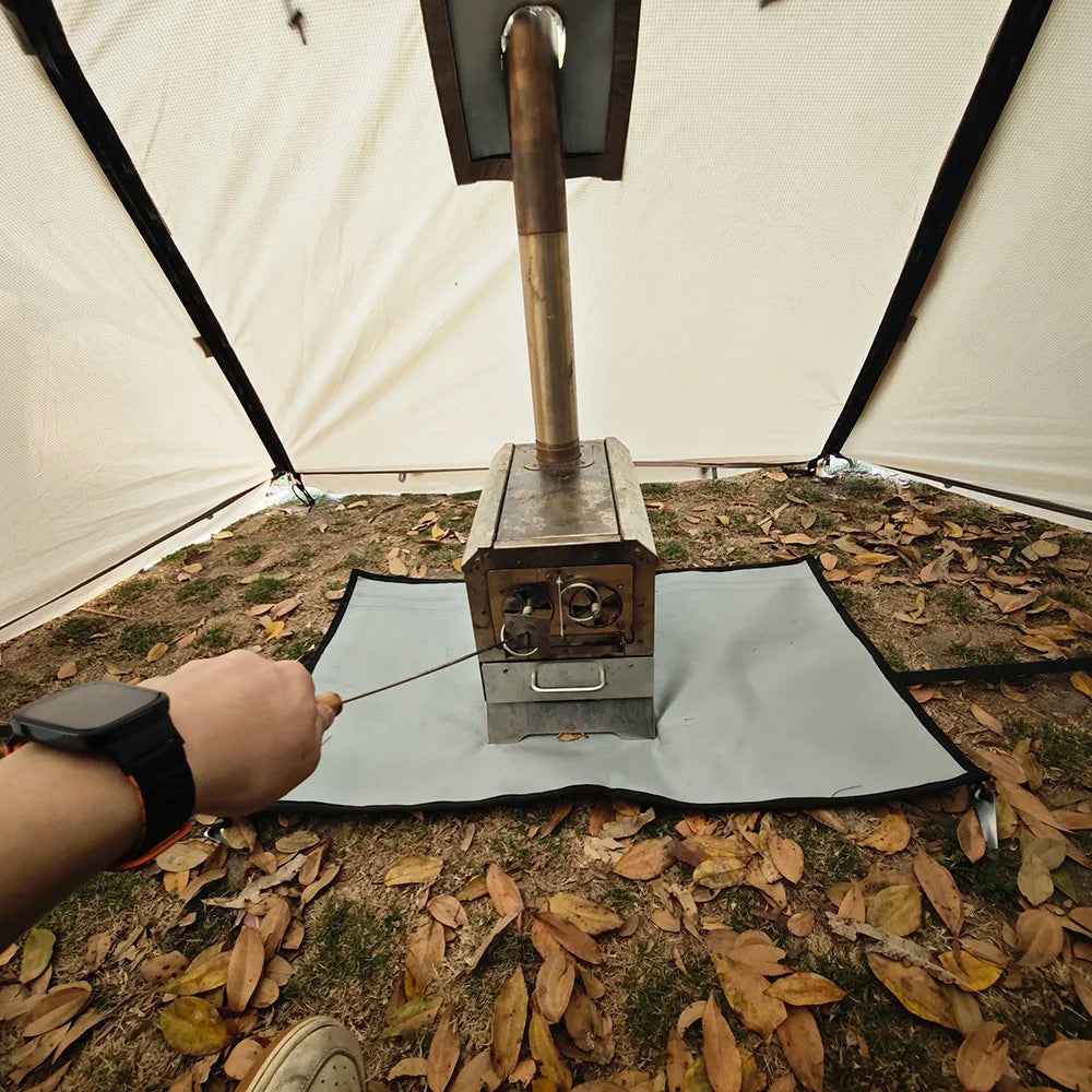 2-Person Camping Tunnel Tent with Extendable Dome – 4-Season, Double Layer