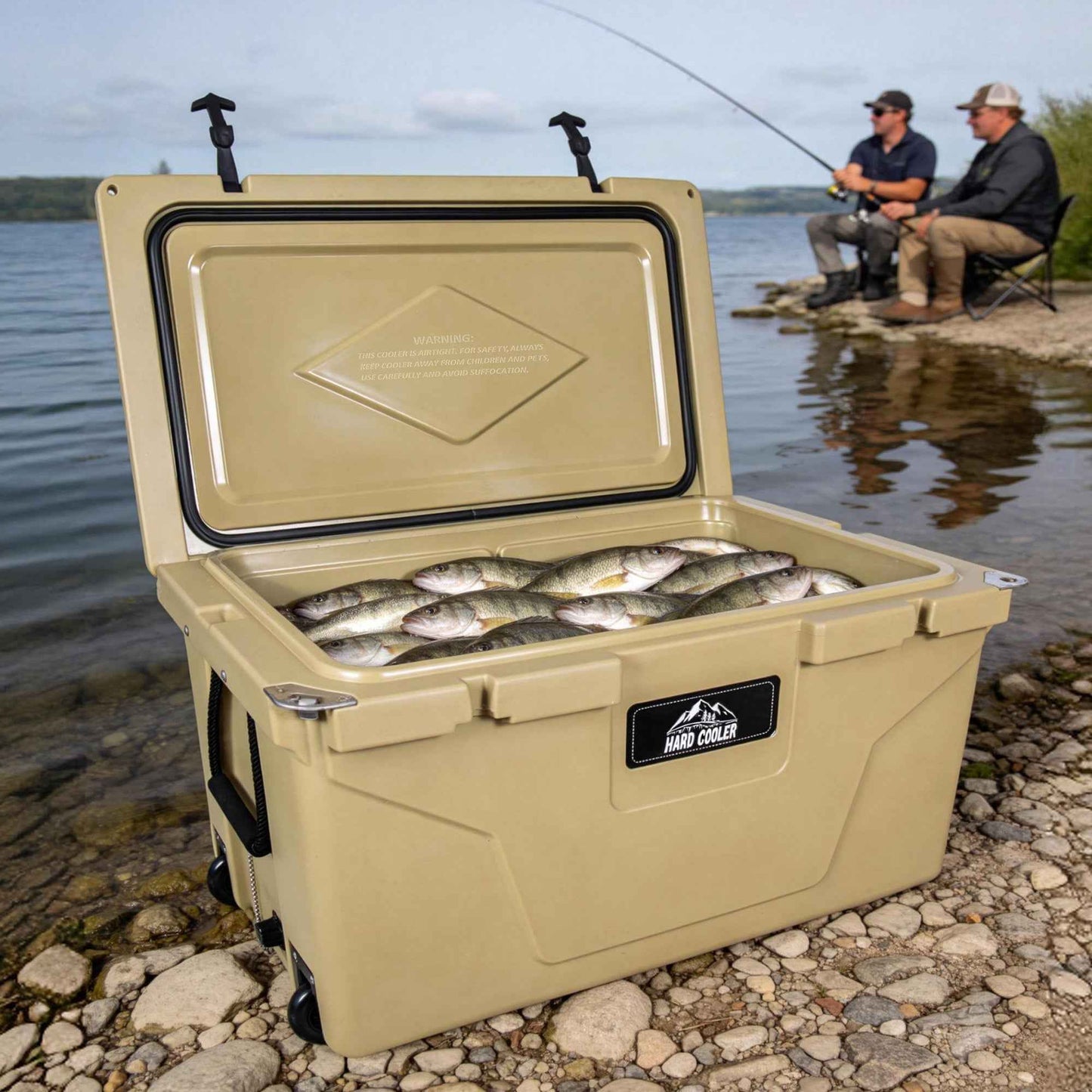 110 Qt Rotomolded Hard Cooler — 6–10 Day Ice Retention