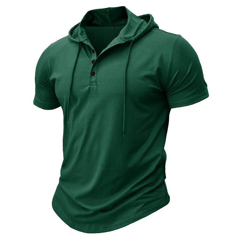 Men's Cotton Blend Fitness Short-Sleeve Sport T-Shirt – 10 Colors