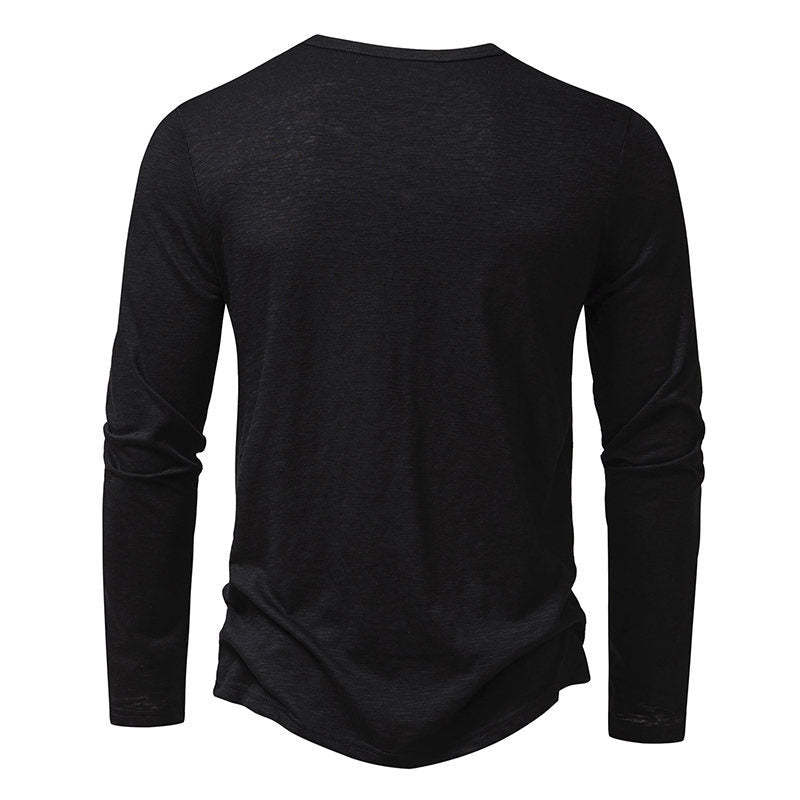 Men's Long-Sleeve Pullover Top – Casual Everyday Top