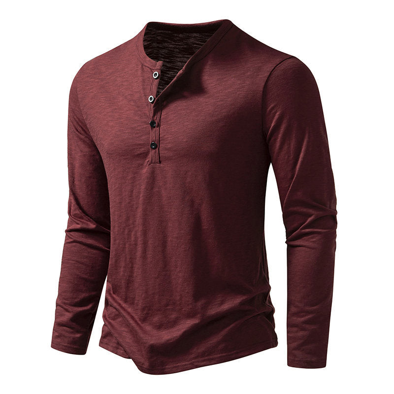 Men's Long-Sleeve Pullover Top – Casual Everyday Top