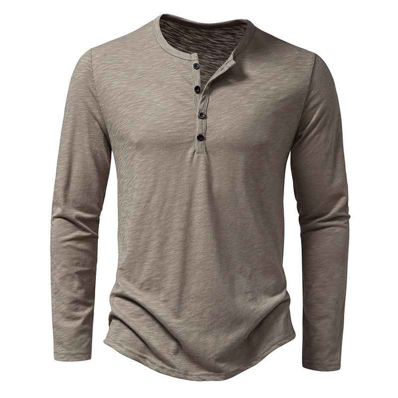 Men's Long-Sleeve Pullover Top – Casual Everyday Top