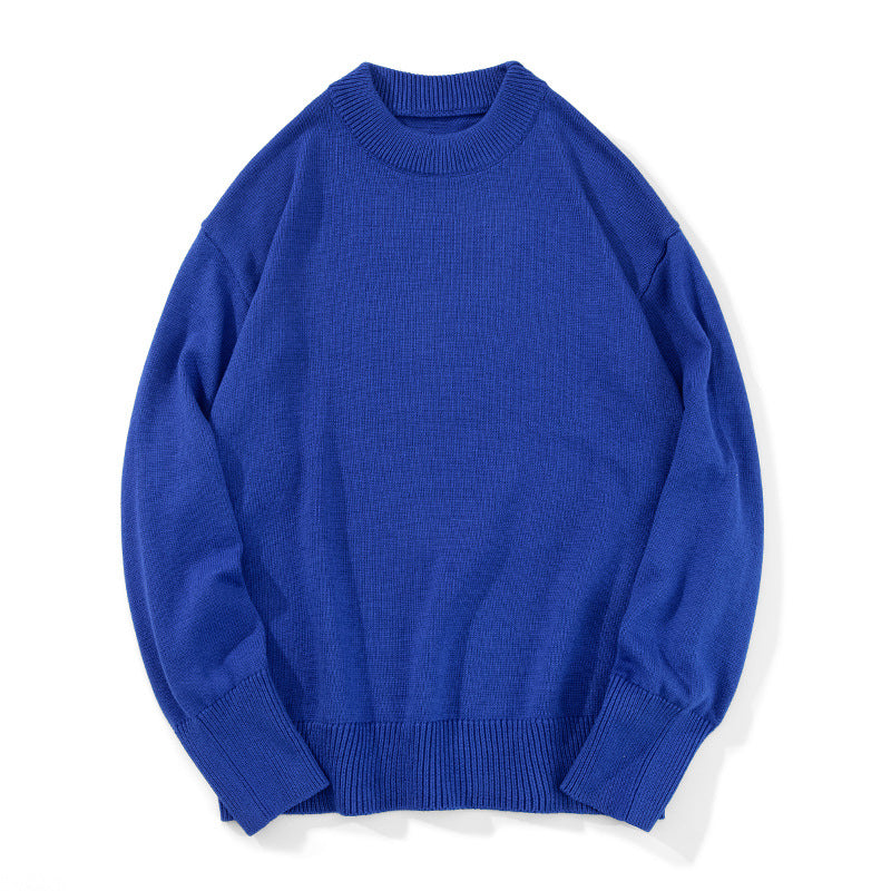 Men's Slim Fit Combed Cotton Crew Neck Sweater
