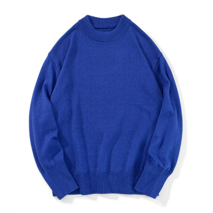 Men's Slim Fit Combed Cotton Crew Neck Sweater