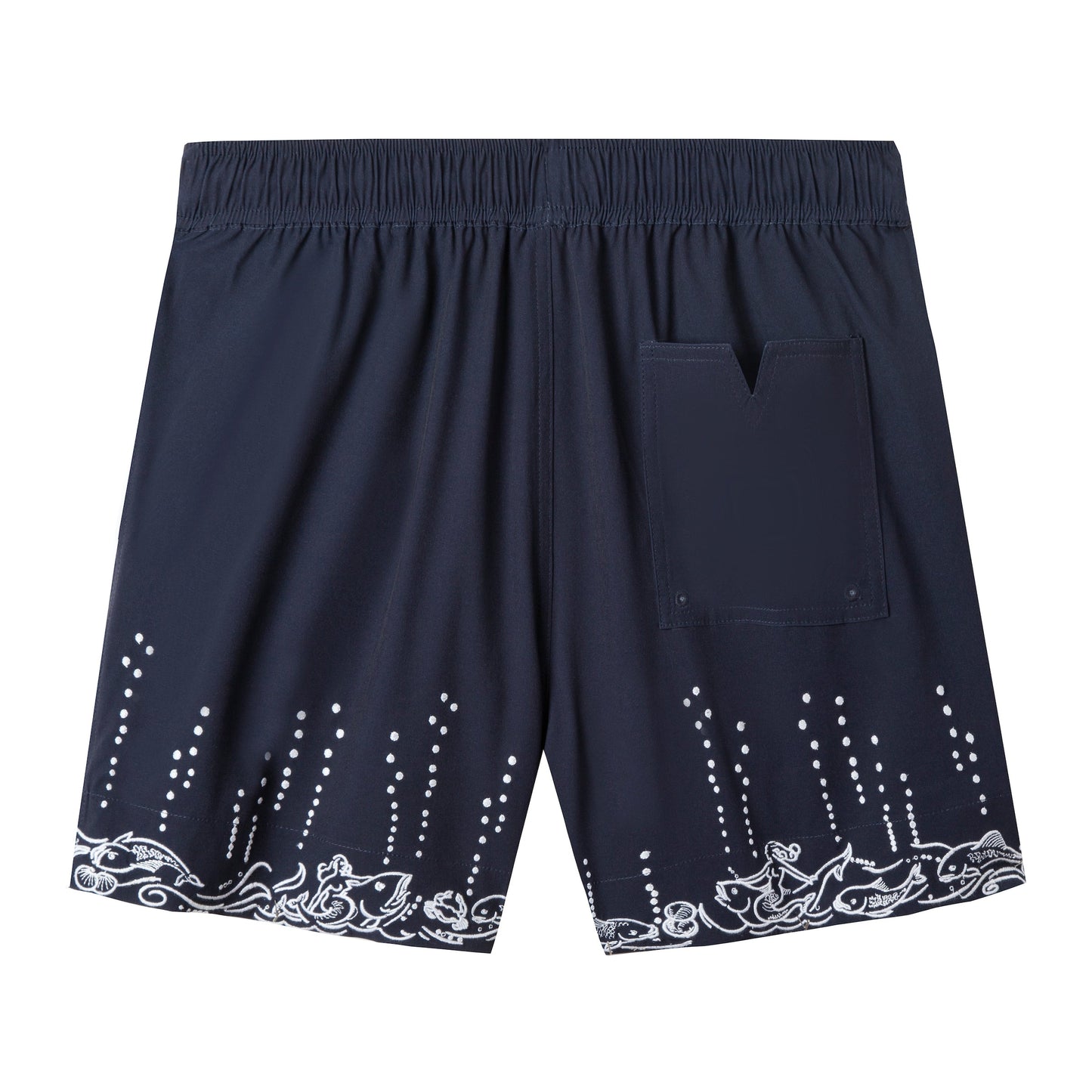 'Fruits De Mer' Swim Trunks (Navy)