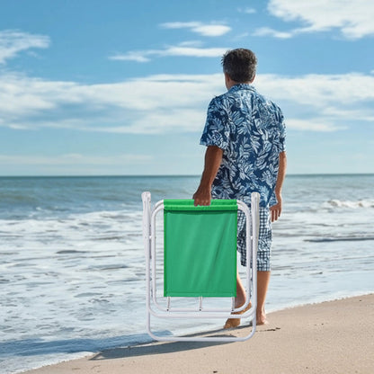 Folding Beach Chair with Detachable Umbrella – Lightweight, 265 lb. Capacity