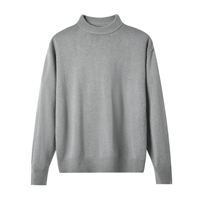 Men's Slim Fit Combed Cotton Crew Neck Sweater
