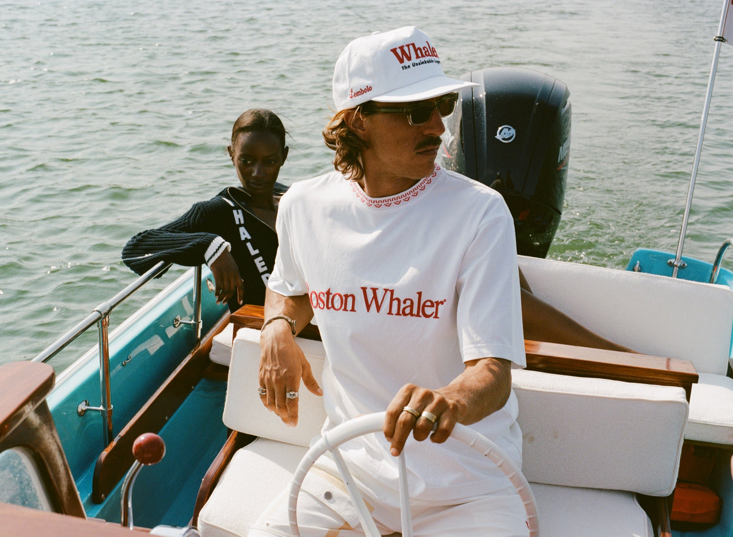 'Boston Whaler: Unsinkable Legend' 5-Panel Souvenir Cap (White)