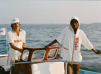 'Boston Whaler' Beach Towel Top