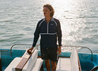 'Boston Whaler' Board Shorts (Navy)