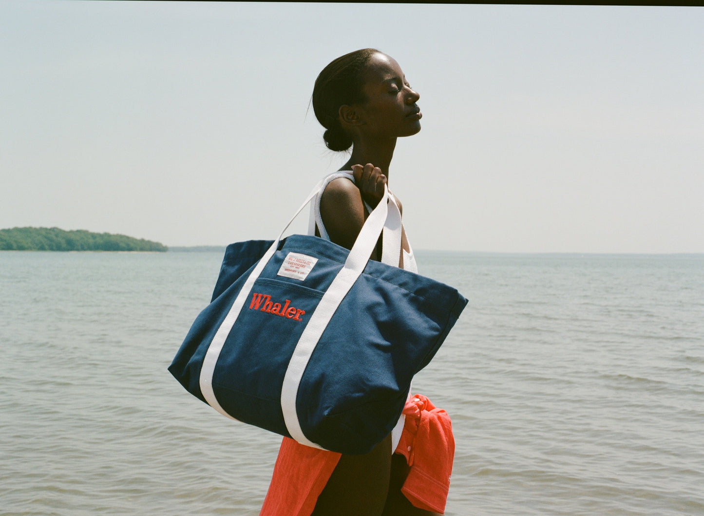 'Boston Whaler' Wm. J. Mills & Co. Zip Tote (Navy)