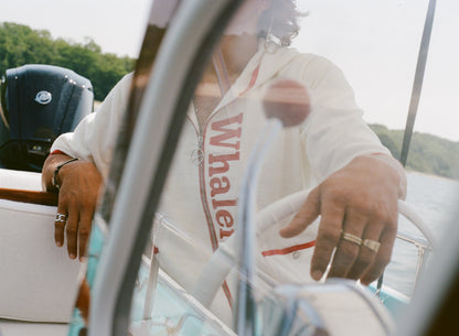 'Boston Whaler' Beach Towel Top