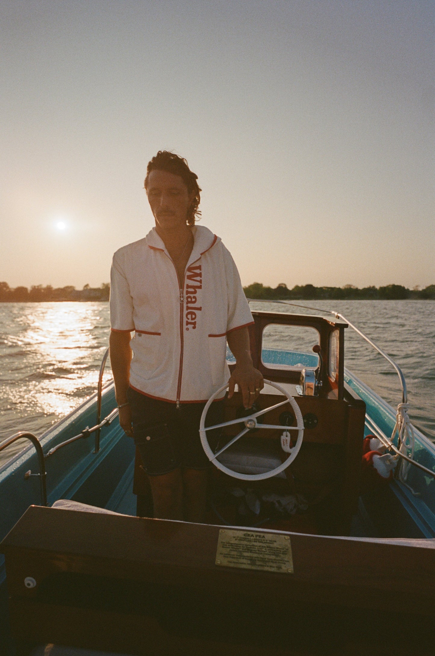 'Boston Whaler' Beach Towel Top