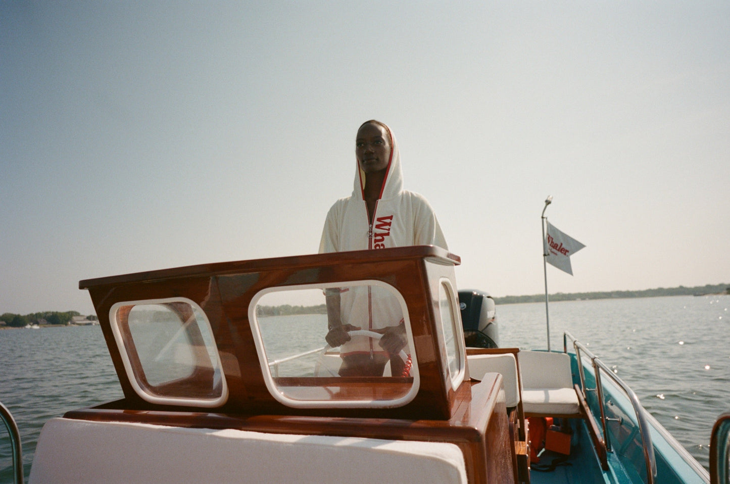 'Boston Whaler' Beach Towel Top