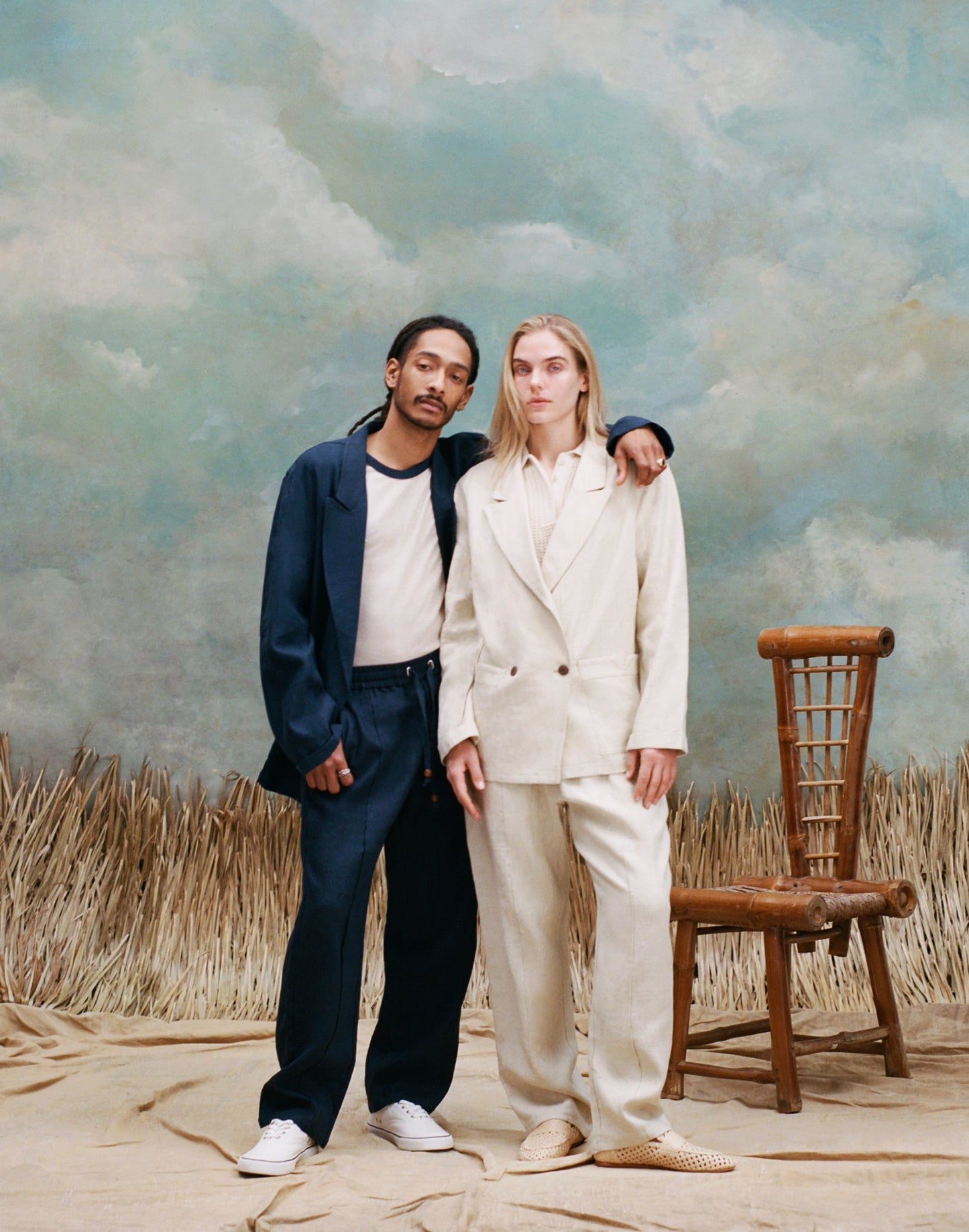 Easy-Going Jacket (Sand Linen)