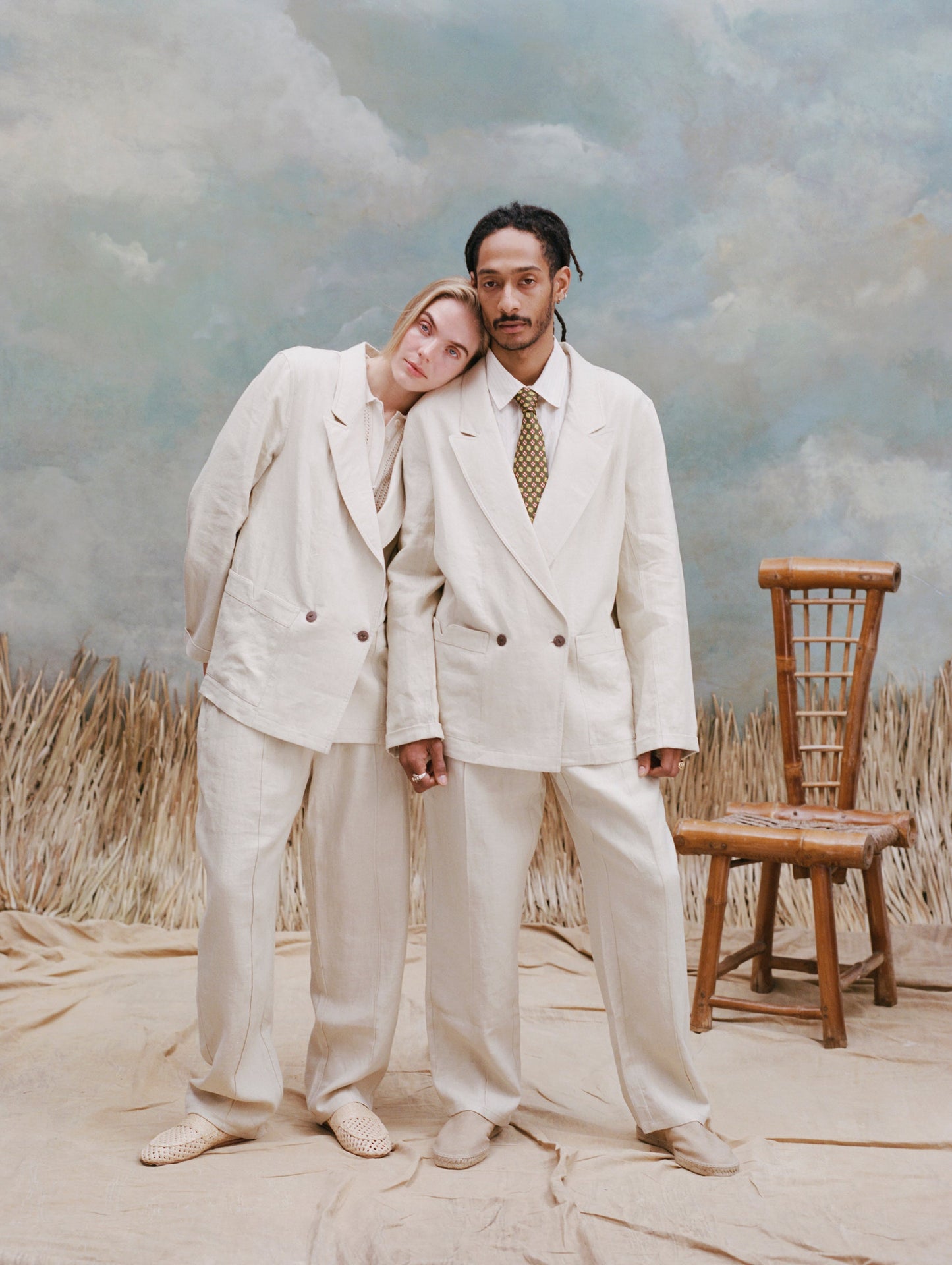 Easy-Going Jacket (Sand Linen)