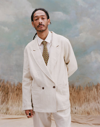 Easy-Going Jacket (Sand Linen)