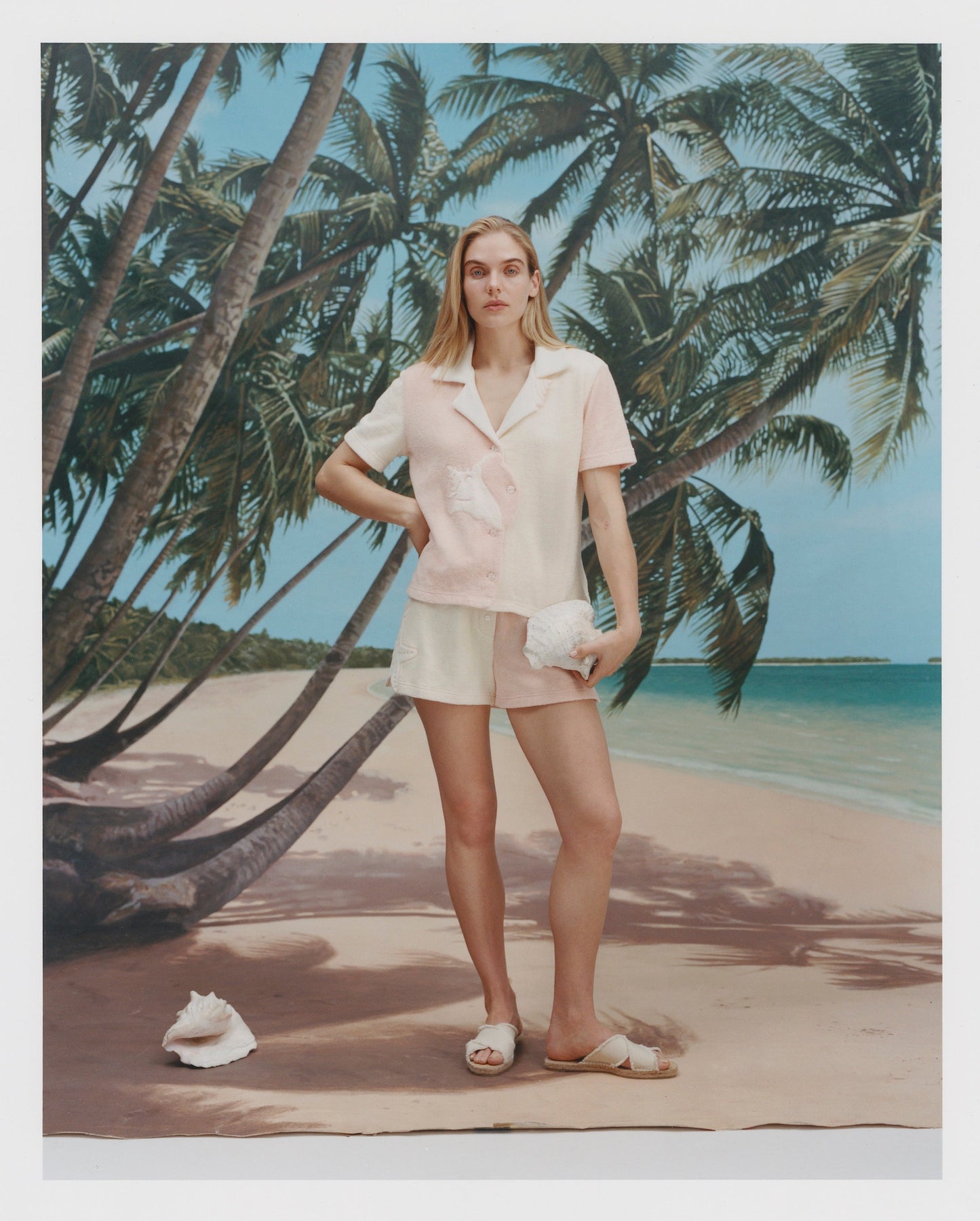 'Conched Out' Cabana ~ Crop Cut