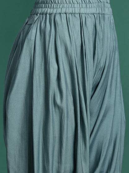 A-Line Kurti with Dhoti Pants