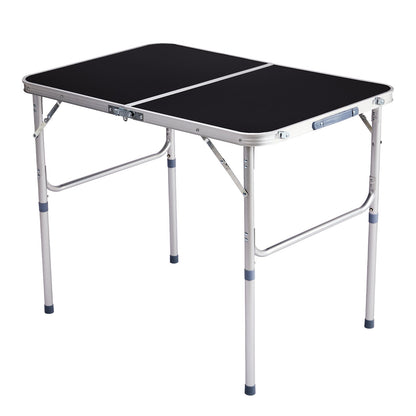 3ft Aluminum Folding Table – Portable, Locking Legs, 110 lb. Capacity