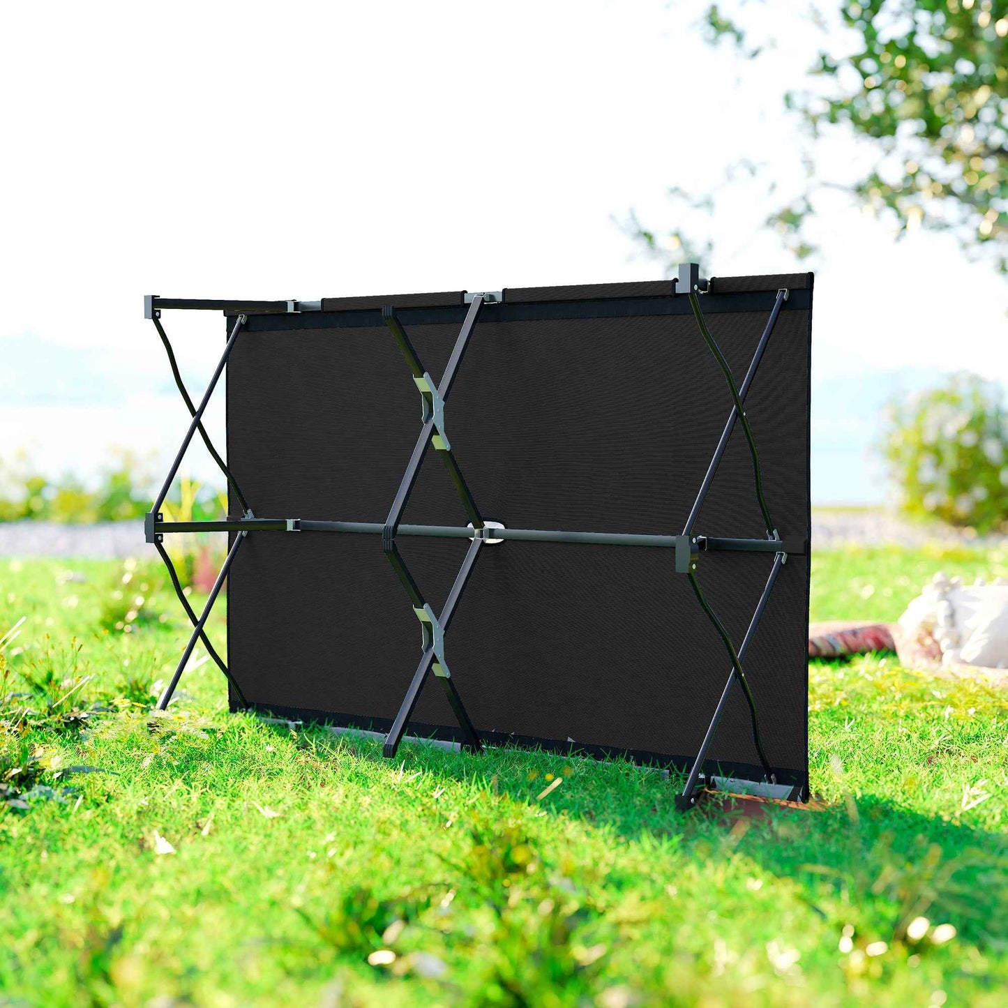 2-Person Folding Camping Cot | 50" Extra Wide Elevated Sleeping Cot, 300 lb Capacity