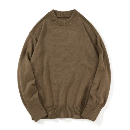 Men's Slim Fit Combed Cotton Crew Neck Sweater