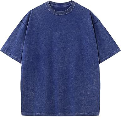 Men's Heavyweight Vintage Washed Drop-Shoulder T-Shirt