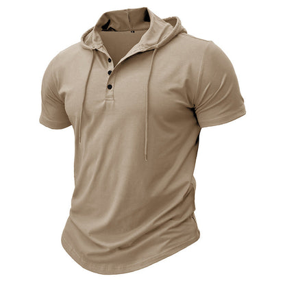 Men's Cotton Blend Fitness Short-Sleeve Sport T-Shirt – 10 Colors