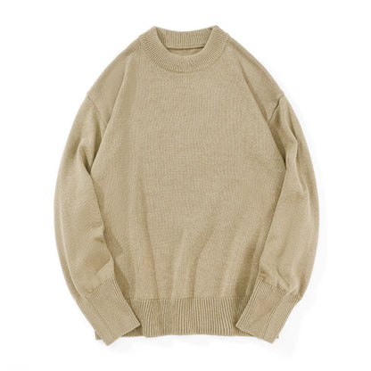 Men's Slim Fit Combed Cotton Crew Neck Sweater