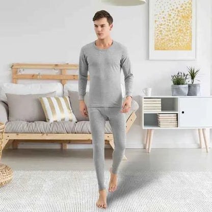 Men's Thermal Underwear Set – Long Johns Top & Bottom, 3 Colors, L–XXL