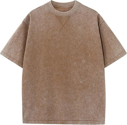 Men's Heavyweight Vintage Washed Drop-Shoulder T-Shirt