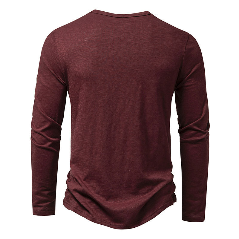 Men's Long-Sleeve Pullover Top – Casual Everyday Top