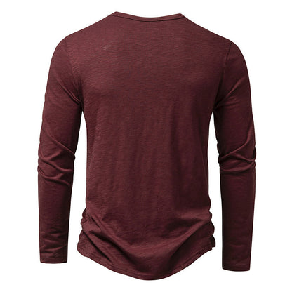 Men's Long-Sleeve Pullover Top – Casual Everyday Top