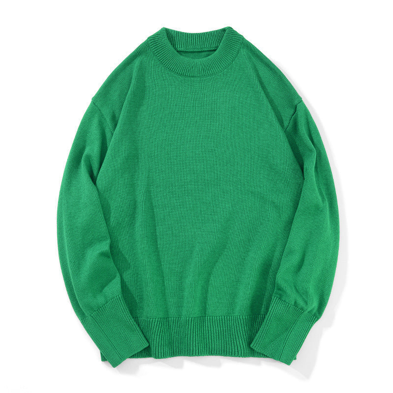 Men's Slim Fit Combed Cotton Crew Neck Sweater