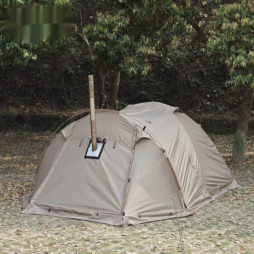 2-Person Camping Tunnel Tent with Extendable Dome – 4-Season, Double Layer